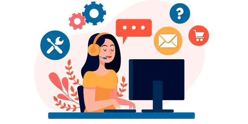 Liên lạc với đội ngũ CSKH qua email nhanh chóng 