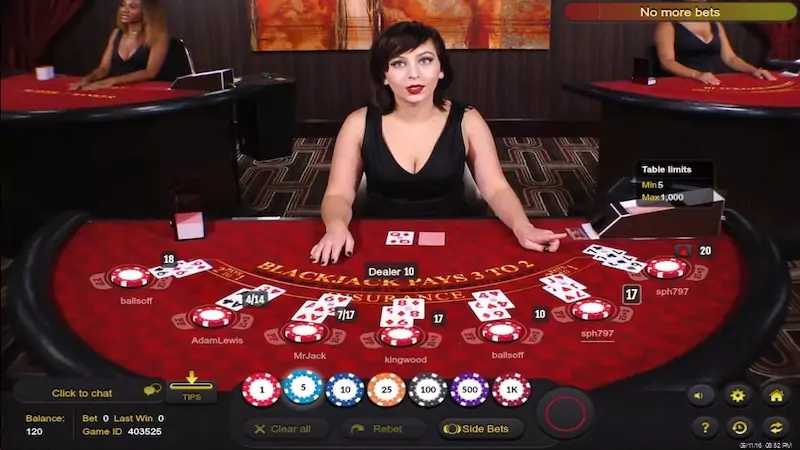 Chơi blackjack online